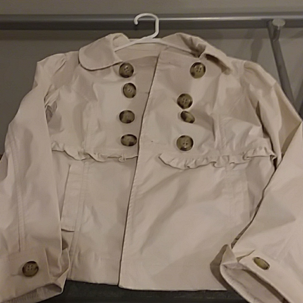 Tan button up jacket - Picture 4 of 4